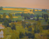 August Evening original painting by Vytautas Laisonas. Landscapes