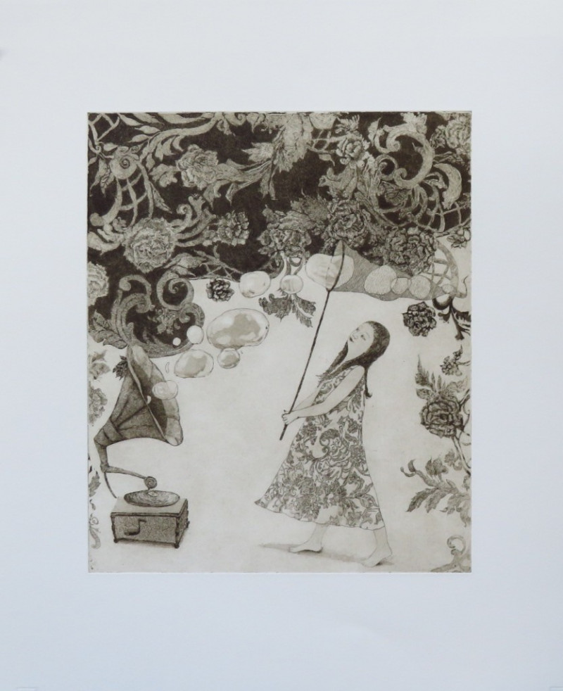 Jūratė Slyžė tapytas paveikslas Be pavadinimo, Miniatiūros - Maži darbai , paveikslai internetu