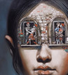 Laimonas Šmergelis tapytas paveikslas Stebėtoja, Fantastiniai paveikslai , paveikslai internetu
