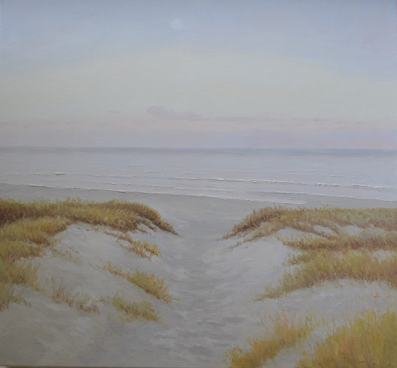 Morning in Dunes original painting by Rimantas Virbickas. Landscapes