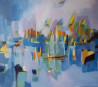 Aušra Bugvilionė tapytas paveikslas Burės, Abstrakti tapyba , paveikslai internetu