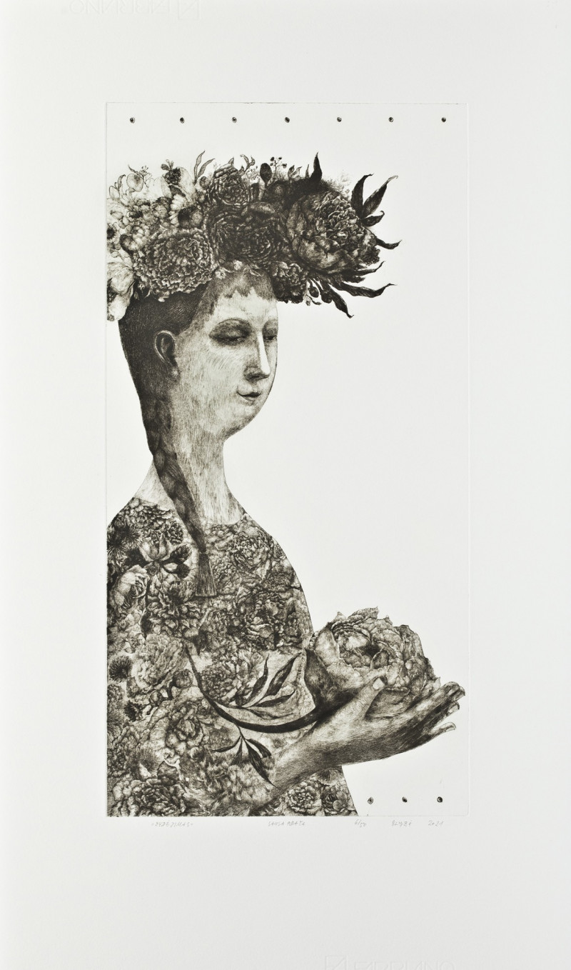 Jūratė Slyžė tapytas paveikslas Žydėjimas, Fantastiniai paveikslai , paveikslai internetu