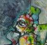 Agota Bričkutė tapytas paveikslas Triguba tapatybė, Išlaisvinta fantazija , paveikslai internetu