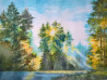 Algirdas Zibalis tapytas paveikslas Blyksnis, Peizažai , paveikslai internetu