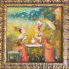 Genutė Burbaitė tapytas paveikslas Draugės, Angelų kolekcija , paveikslai internetu