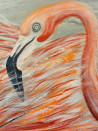 Violeta Jarašiūnienė tapytas paveikslas ČILI FLAMINGAS, Animalistiniai paveikslai , paveikslai internetu