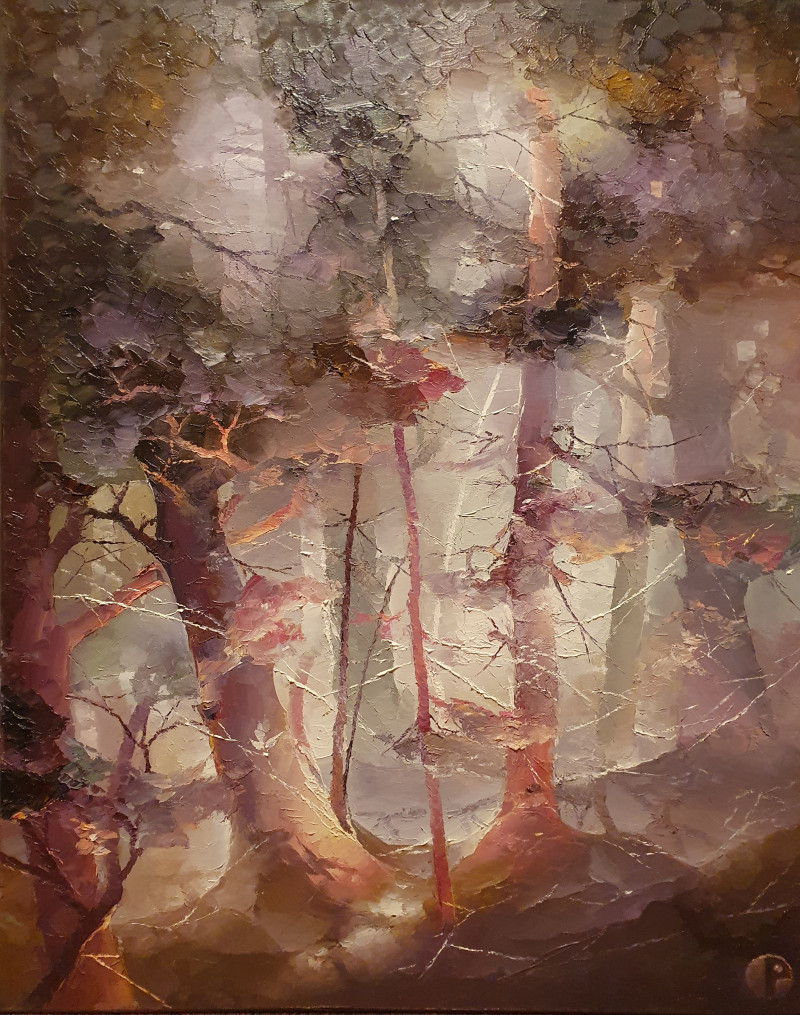 Petras Lukošius tapytas paveikslas Tyla, Peizažai , paveikslai internetu