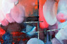 Lina Urbanavičienė tapytas paveikslas Saldus ilgesys, Abstrakti tapyba , paveikslai internetu