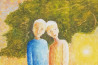 Voldemaras Valius tapytas paveikslas Palaiminga būsena, Tapyba su žmonėmis , paveikslai internetu