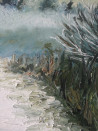 Nature In The Fog original painting by Kristina Česonytė. Landscapes