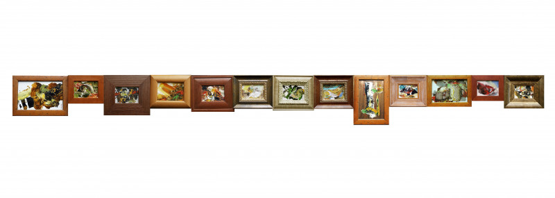 Konstantinas Žardalevičius tapytas paveikslas ACEO KZ kolekcija, Abstrakti tapyba , paveikslai internetu