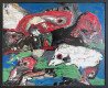 Vilius-Ksaveras Slavinskas tapytas paveikslas Susitikimas, Abstrakti tapyba , paveikslai internetu