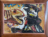 Vilius-Ksaveras Slavinskas tapytas paveikslas Pavojus, Abstrakti tapyba , paveikslai internetu
