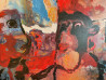 Vilius-Ksaveras Slavinskas tapytas paveikslas Kompozicija (diptikas), Abstrakti tapyba , paveikslai internetu