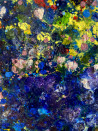 Junija Galejeva tapytas paveikslas Ekspromtas. Šventė, Abstrakti tapyba , paveikslai internetu