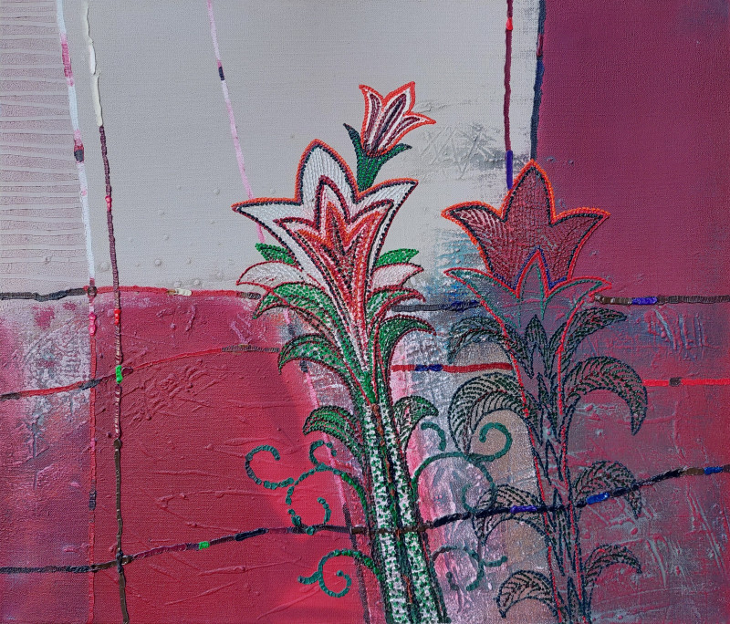 Vidmantas Zarėka tapytas paveikslas Rudens gėlės, Gėlių kalba , paveikslai internetu