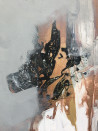 Alma Karalevičienė tapytas paveikslas Lietus, Abstrakti tapyba , paveikslai internetu