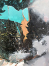 Alma Karalevičienė tapytas paveikslas Lietus, Abstrakti tapyba , paveikslai internetu