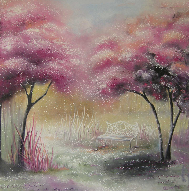 Love Garden original painting by Viktorija Labinaitė. Splash Of Colors