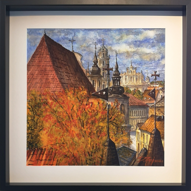 Shades Of Autumn original painting by Dmitrij Zuj. Paintings With Autumn