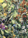 Wildflower Meadow original painting by Vilma Gataveckienė. Easter collection