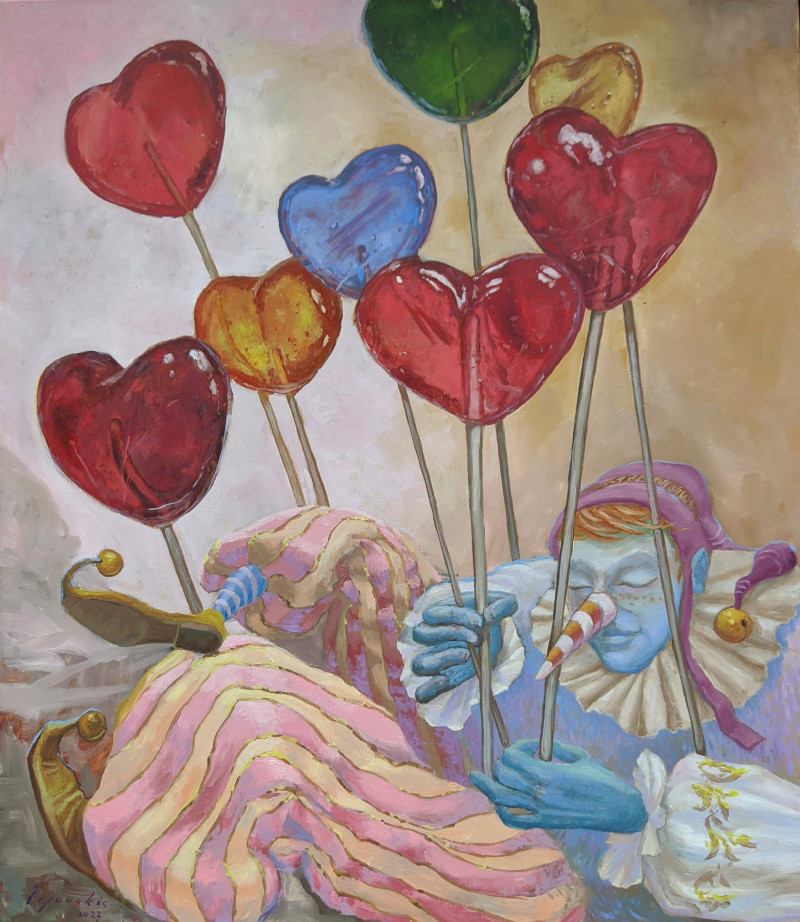 Mantas Čepauskis tapytas paveikslas Smaližius, Išlaisvinta fantazija , paveikslai internetu