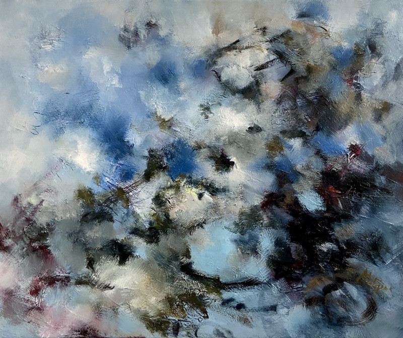 Junija Galejeva tapytas paveikslas Preliudas f-moll, Abstrakti tapyba , paveikslai internetu