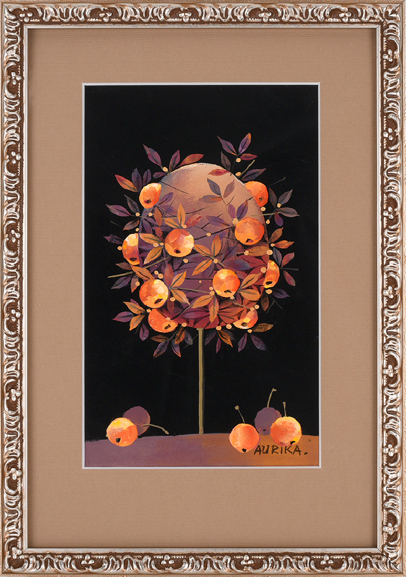 Aurika tapytas paveikslas Rojaus obuoliukai 4, Ramybe dvelkiantys , paveikslai internetu