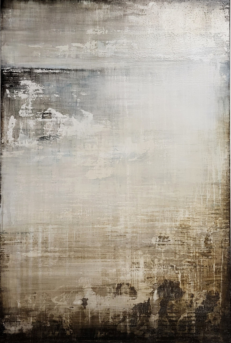 Egidijus Dapšas tapytas paveikslas Tylos erdvėje, Abstrakti tapyba , paveikslai internetu
