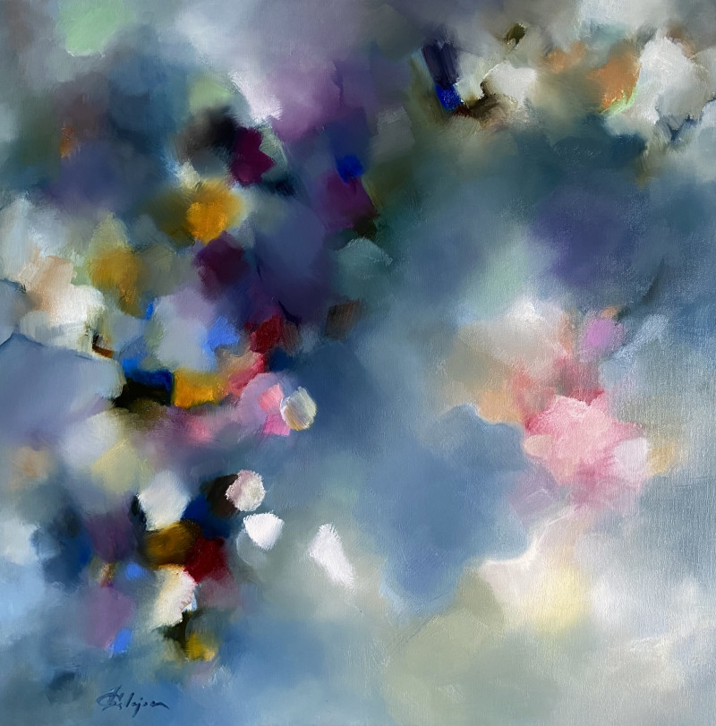 Junija Galejeva tapytas paveikslas Pauzė, Abstrakti tapyba , paveikslai internetu