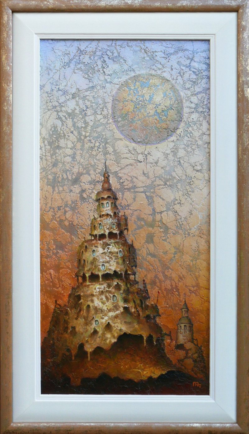 Tower original painting by Arūnas Miliukas. Fantastic
