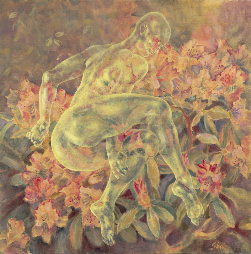 Skaistė Verdingytė tapytas paveikslas Flora, Fantastiniai paveikslai , paveikslai internetu