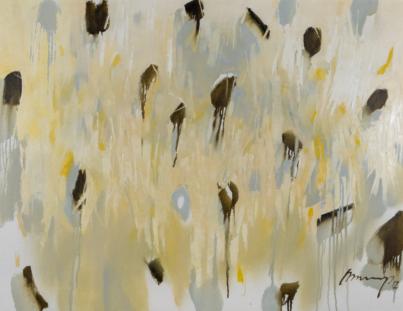 Ramūnas Dagys tapytas paveikslas Žiedai, Abstrakti tapyba , paveikslai internetu