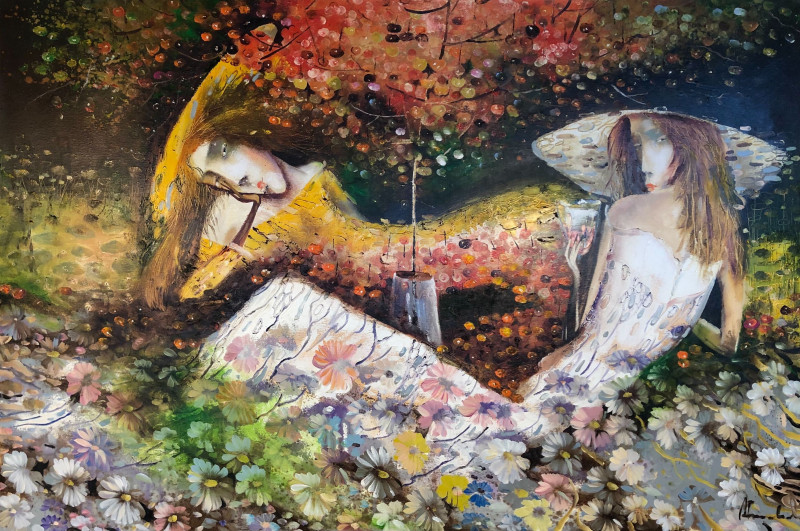 Alvydas Venslauskas tapytas paveikslas Vyšnių sodas, Išlaisvinta fantazija , paveikslai internetu