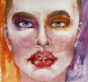 Agnė Laurinavičiūtė Liakienė tapytas paveikslas Rudens veidas, Portretai , paveikslai internetu