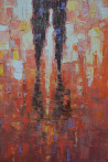 Rimantas Virbickas tapytas paveikslas Dviese, Spalvų pliūpsnis , paveikslai internetu