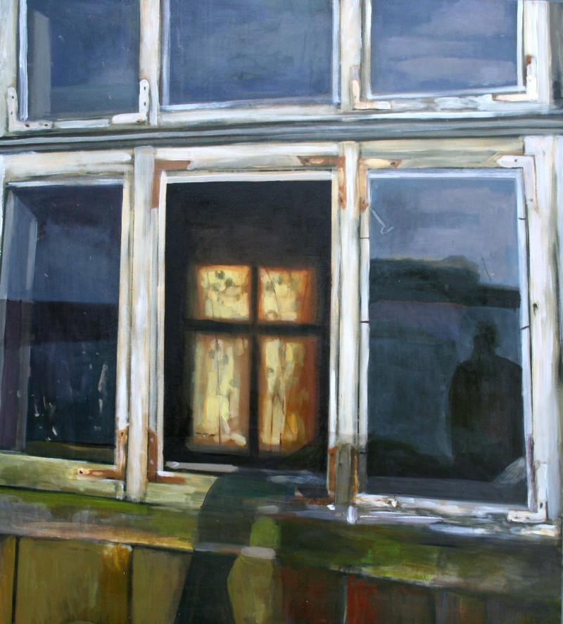 Window In The Window original painting by Giedra Purlytė. Calm paintings