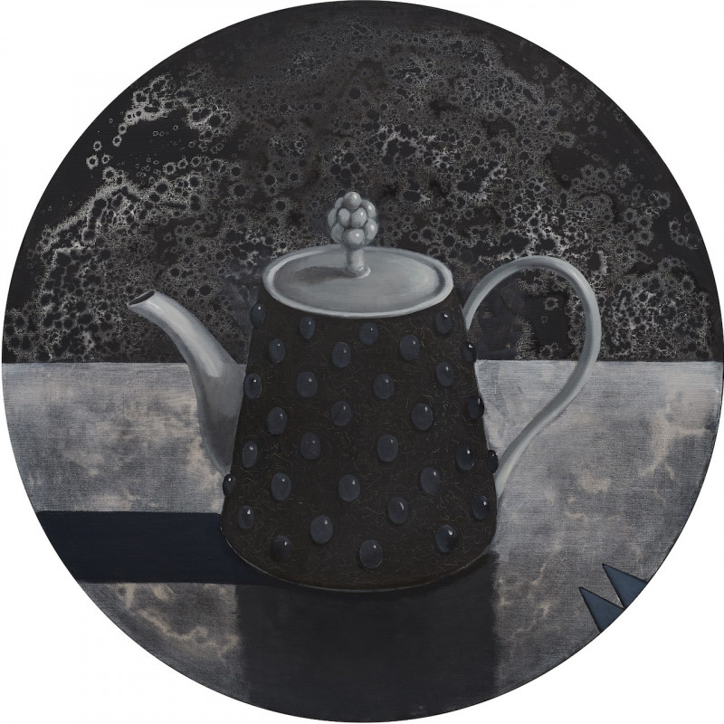 Teapot No 15 original painting by Miglė Kosinskaitė. For Art Collectors