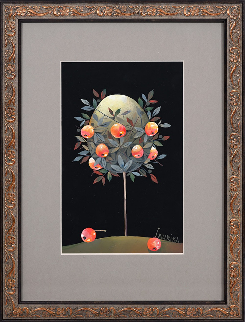 Aurika tapytas paveikslas Rojaus obuoliukai 6, Ramybe dvelkiantys , paveikslai internetu