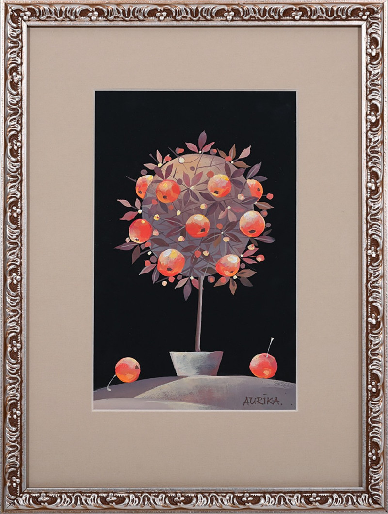 Apples Of Paradise 7 original painting by Aurika. Calm paintings
