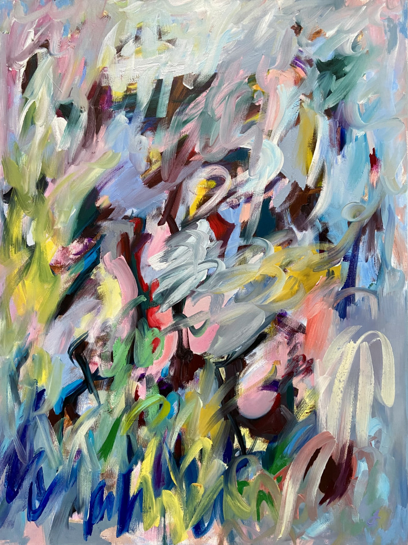 Junija Galejeva tapytas paveikslas Bliuzo stiliumi, Abstrakti tapyba , paveikslai internetu