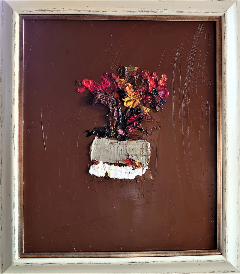 Rytas Jurgelis tapytas paveikslas Rudeninė puokštė 2, Gėlių kalba , paveikslai internetu