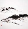 Indrė Beinartė tapytas paveikslas Sklendžiantys debesys kalnuose , Peizažai , paveikslai internetu