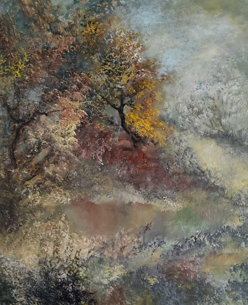 Birutė Butkienė tapytas paveikslas Lapkritis, Peizažai , paveikslai internetu