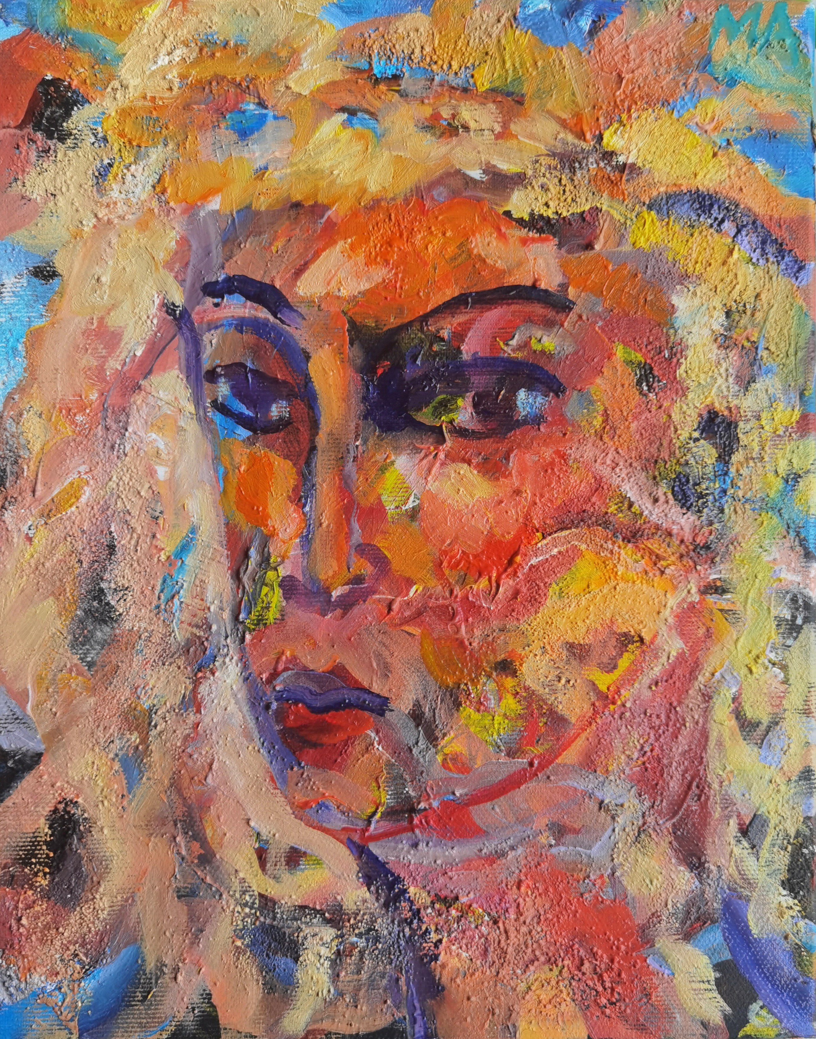 Buy The Face of Life - painting by Marius Abramavičius-Neboisia