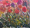 Field of Flowers I original painting by Aida Kačinskaitė. Flowers