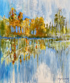 Autumn Stories original painting by Angelija Eidukienė. Landscapes