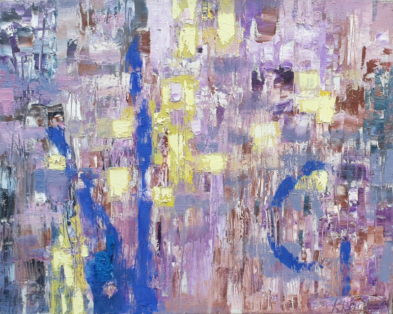Saulius Kruopis tapytas paveikslas Iš meditacijos ciklo - Vasara, Abstrakti tapyba , paveikslai internetu