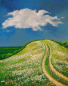 Little Cloud original painting by Aloyzas Pacevičius. Oil painting