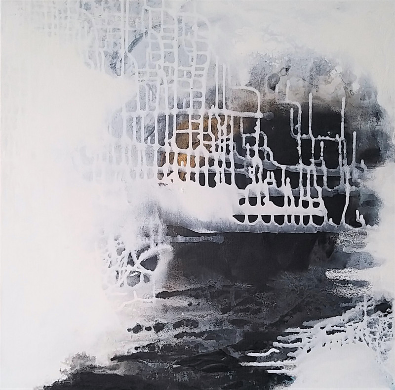 Dalia Kirkutienė tapytas paveikslas Miražas, Abstrakti tapyba , paveikslai internetu